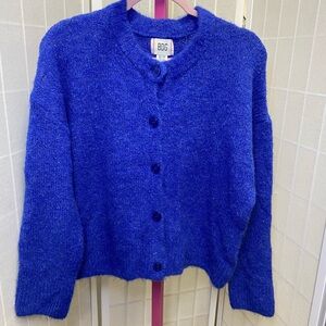 BDG Royal Blue Cardigan Sweater